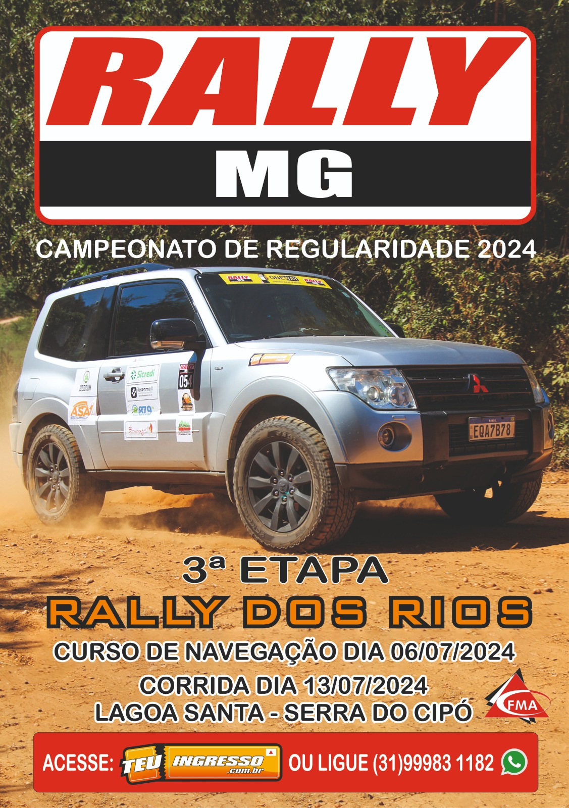 CAMPEONATO DE REGULARIDADE TERCEIRA ETAPA LAGOA SANTA